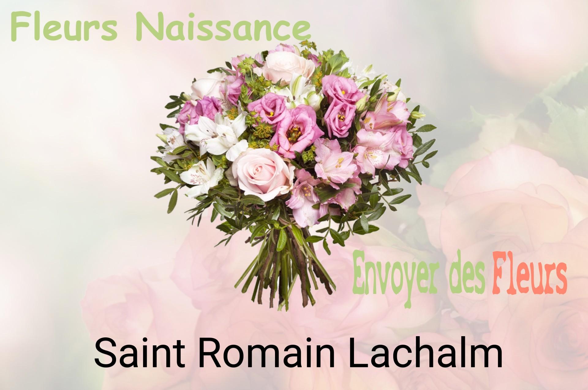 Bouquet de fleurs de naissance livré à Saint-Romain-Lachalm