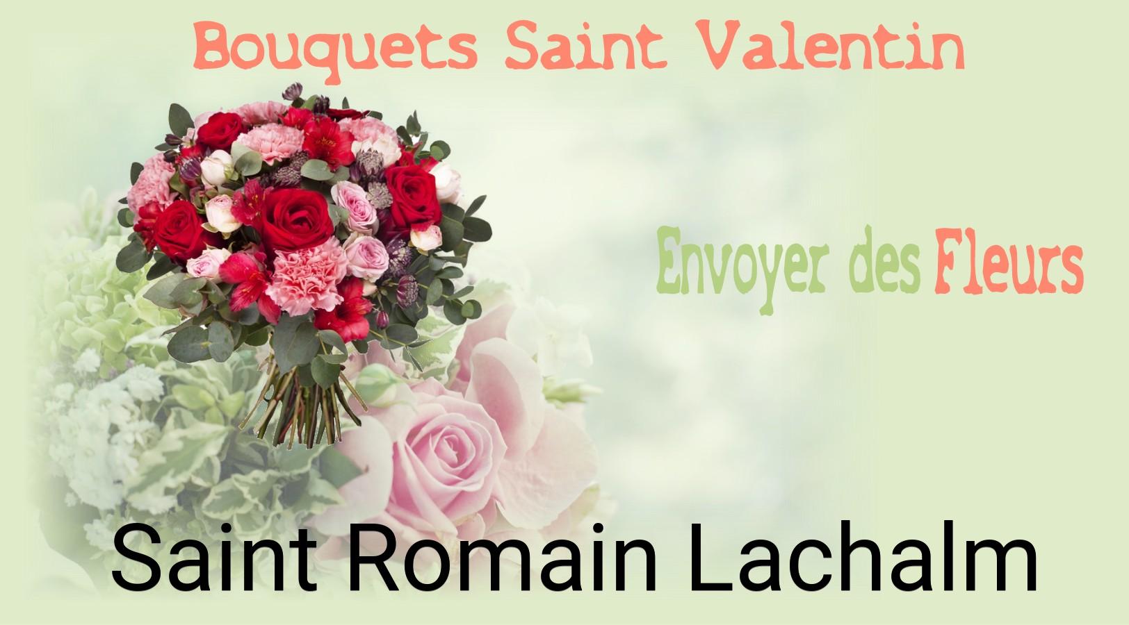 Roses de Saint-Valentin livrées à Saint-Romain-Lachalm